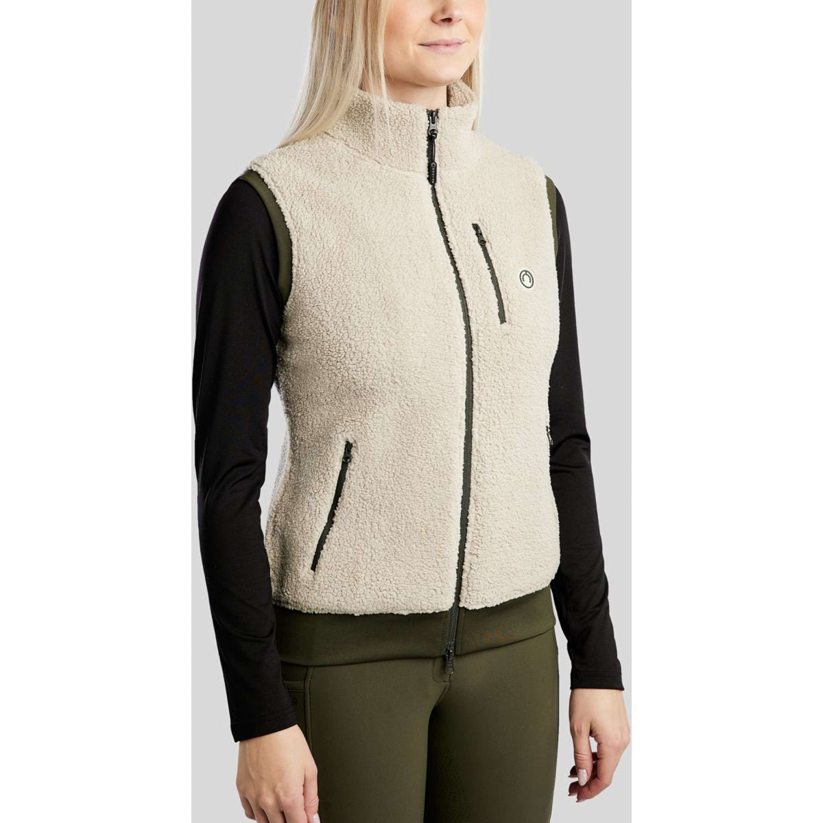Montar Chaleco MoEbba Teddy Olive