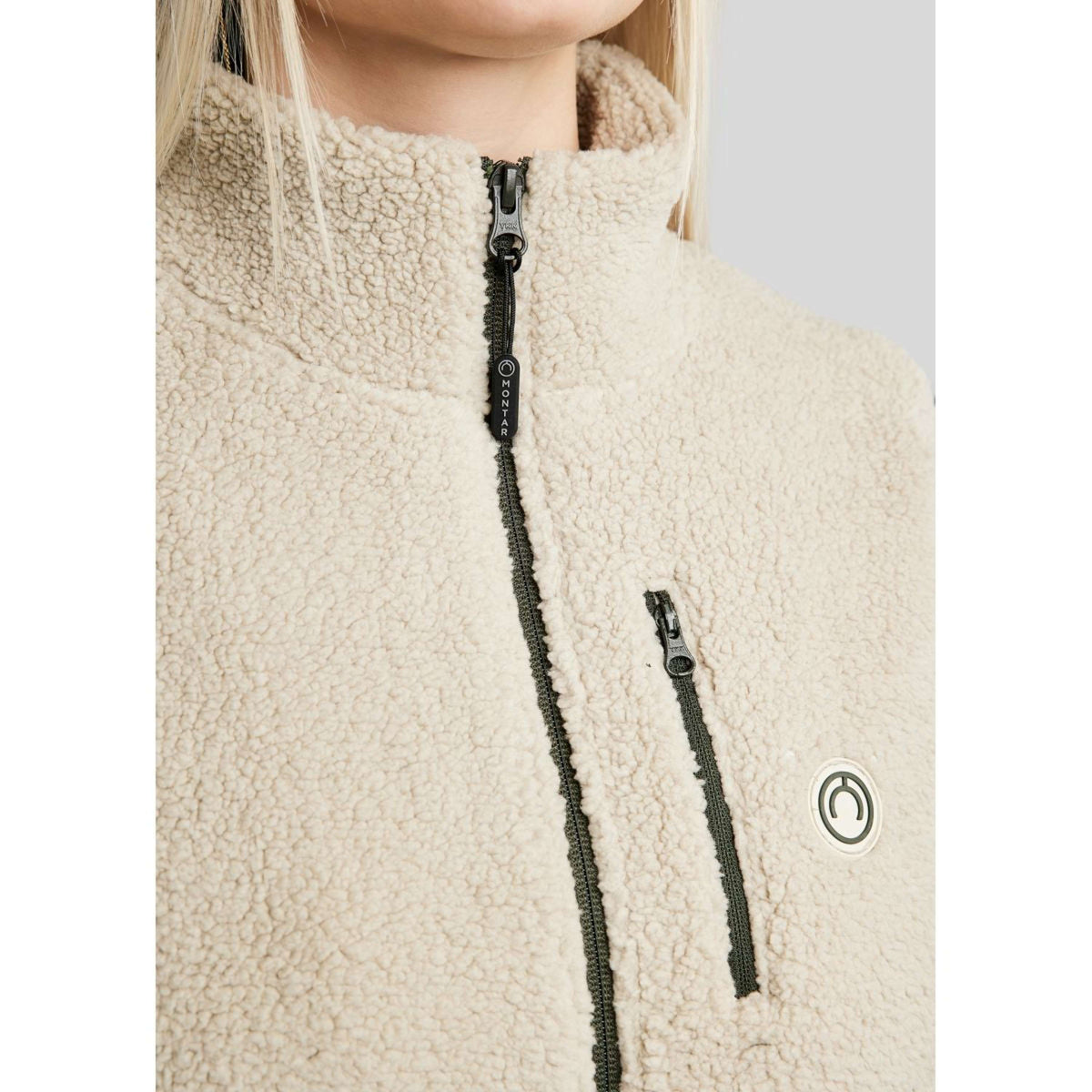 Montar Chaleco MoEbba Teddy Olive