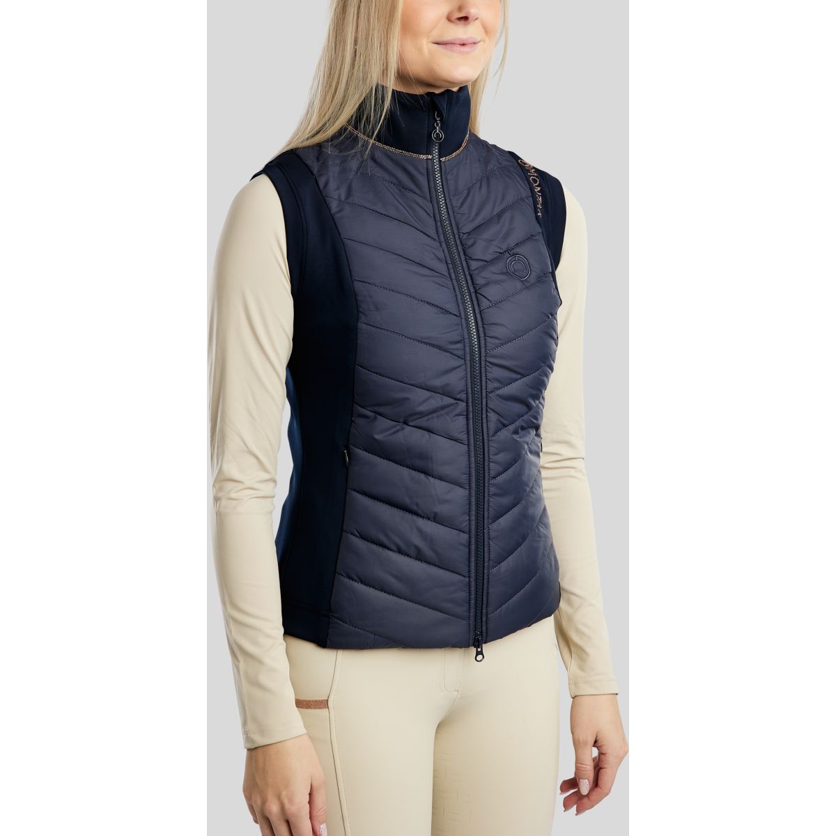 Montar Chaleco Momari Hybrid Navy