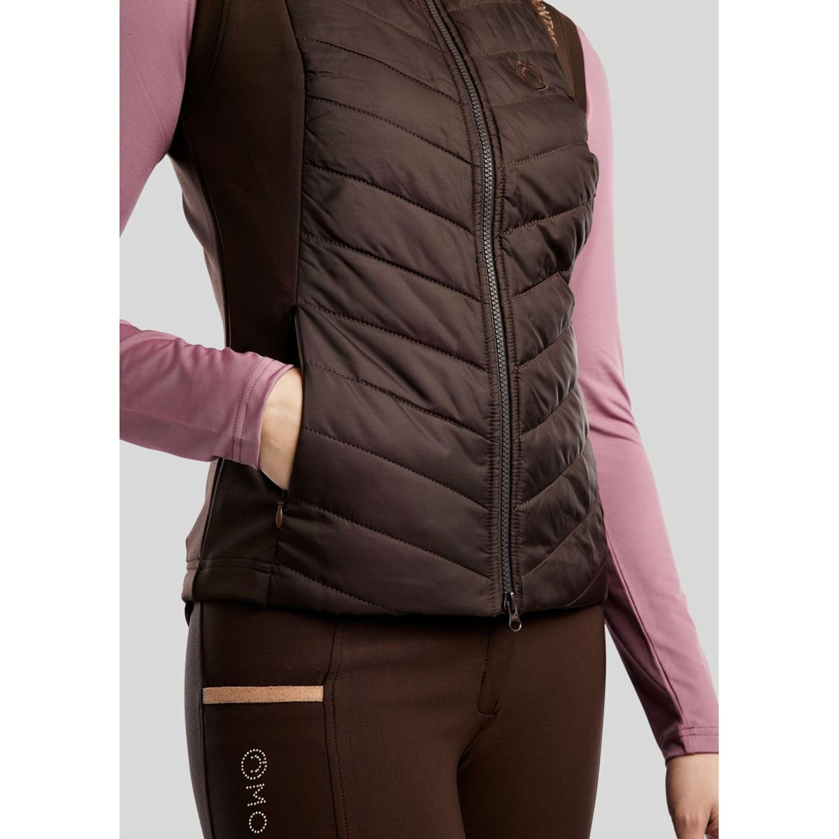Montar Chaleco Momari Hybrid Marron