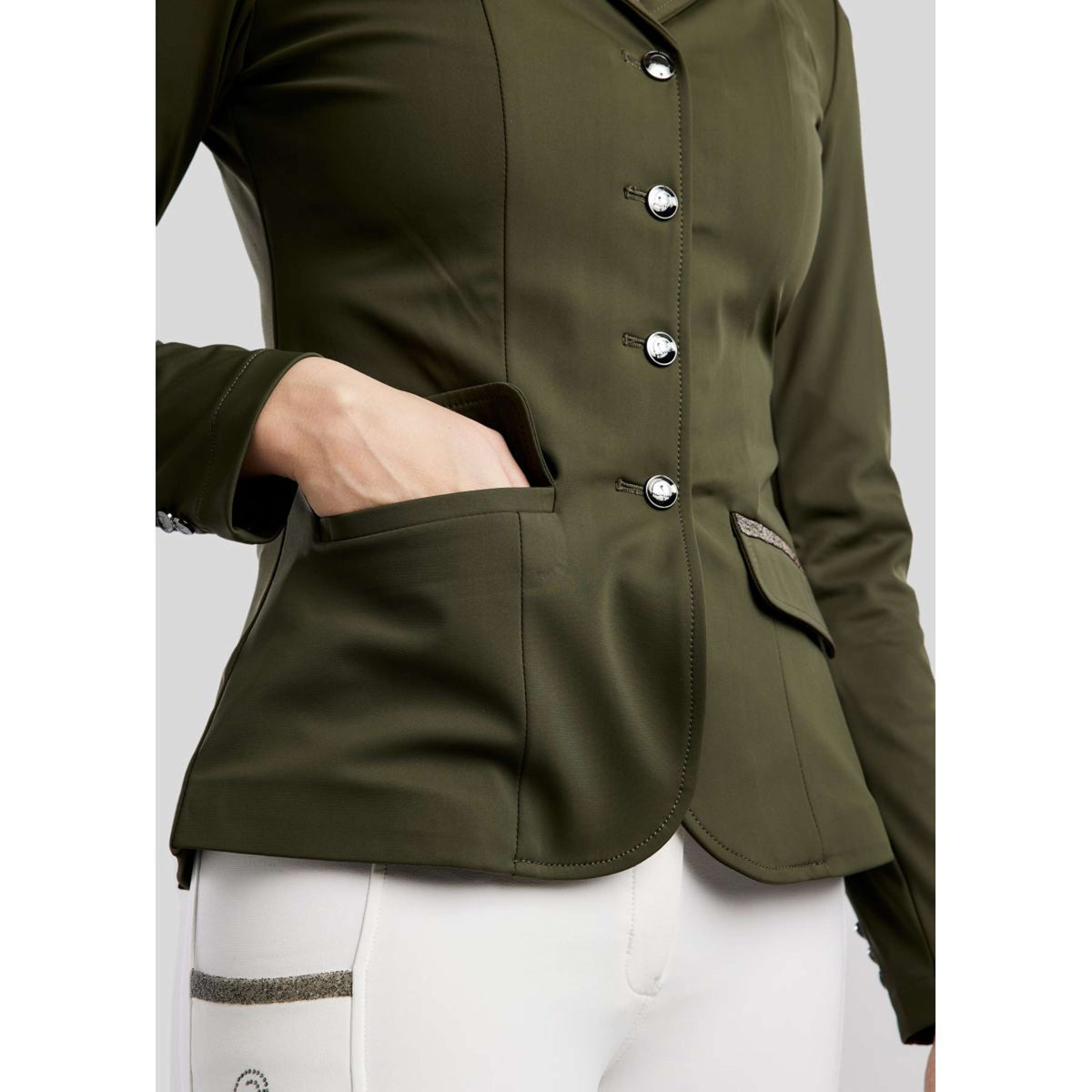Montar Chaqueta de Competición MoGloria Olive