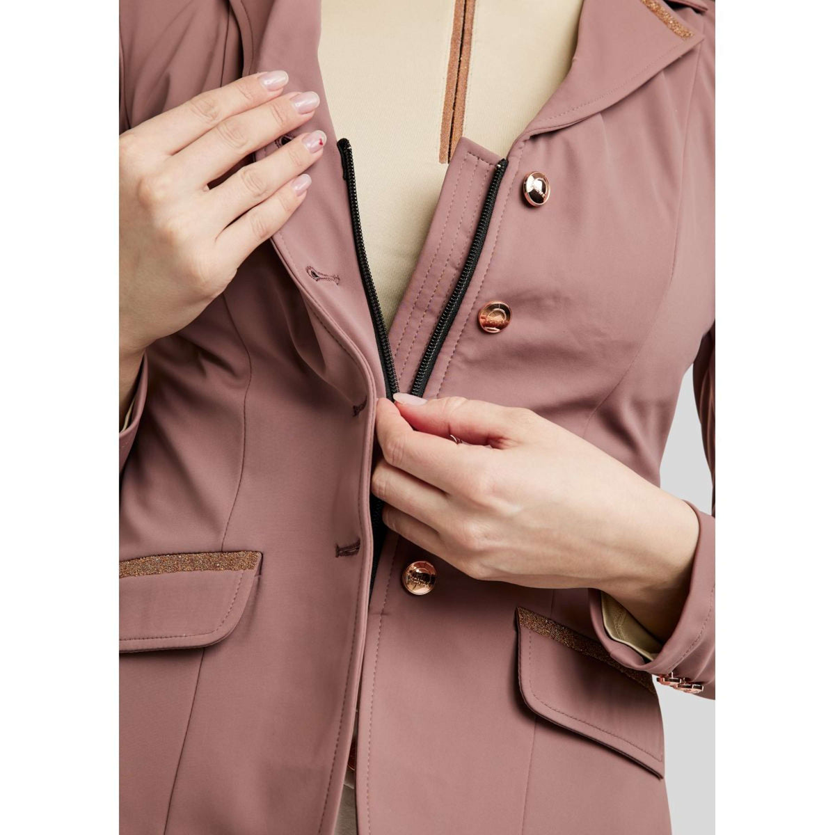 Montar Chaqueta de Competición MoGlenda Dusty Rose