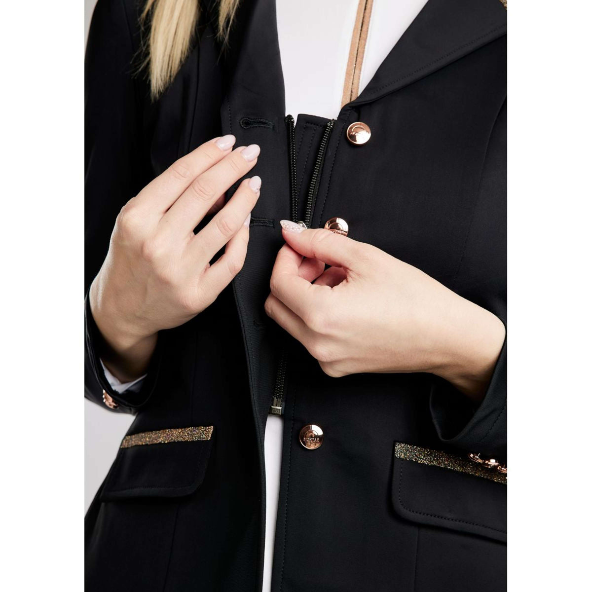 Montar Chaqueta de Competición MoGlenda Negro