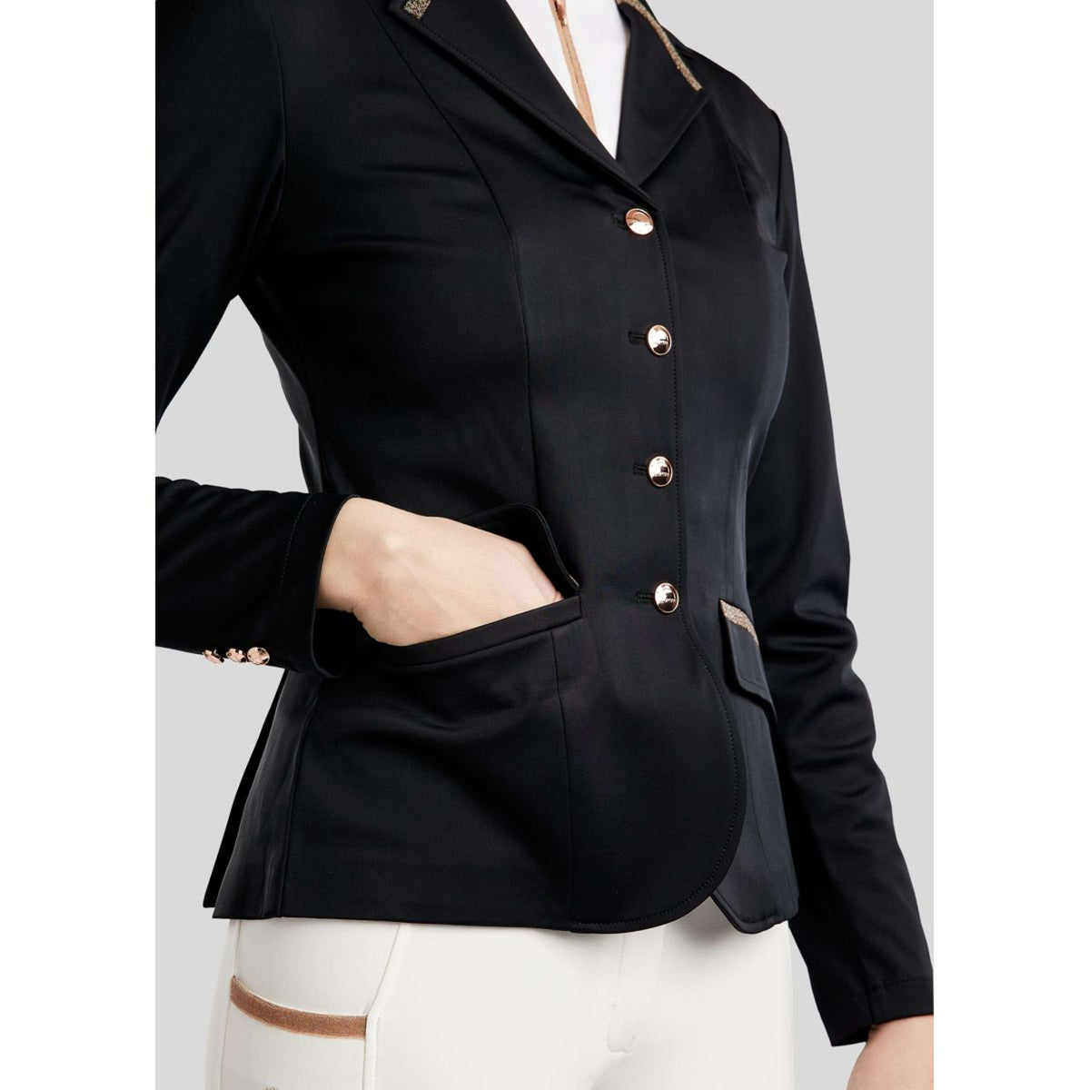 Montar Chaqueta de Competición MoGlenda Negro