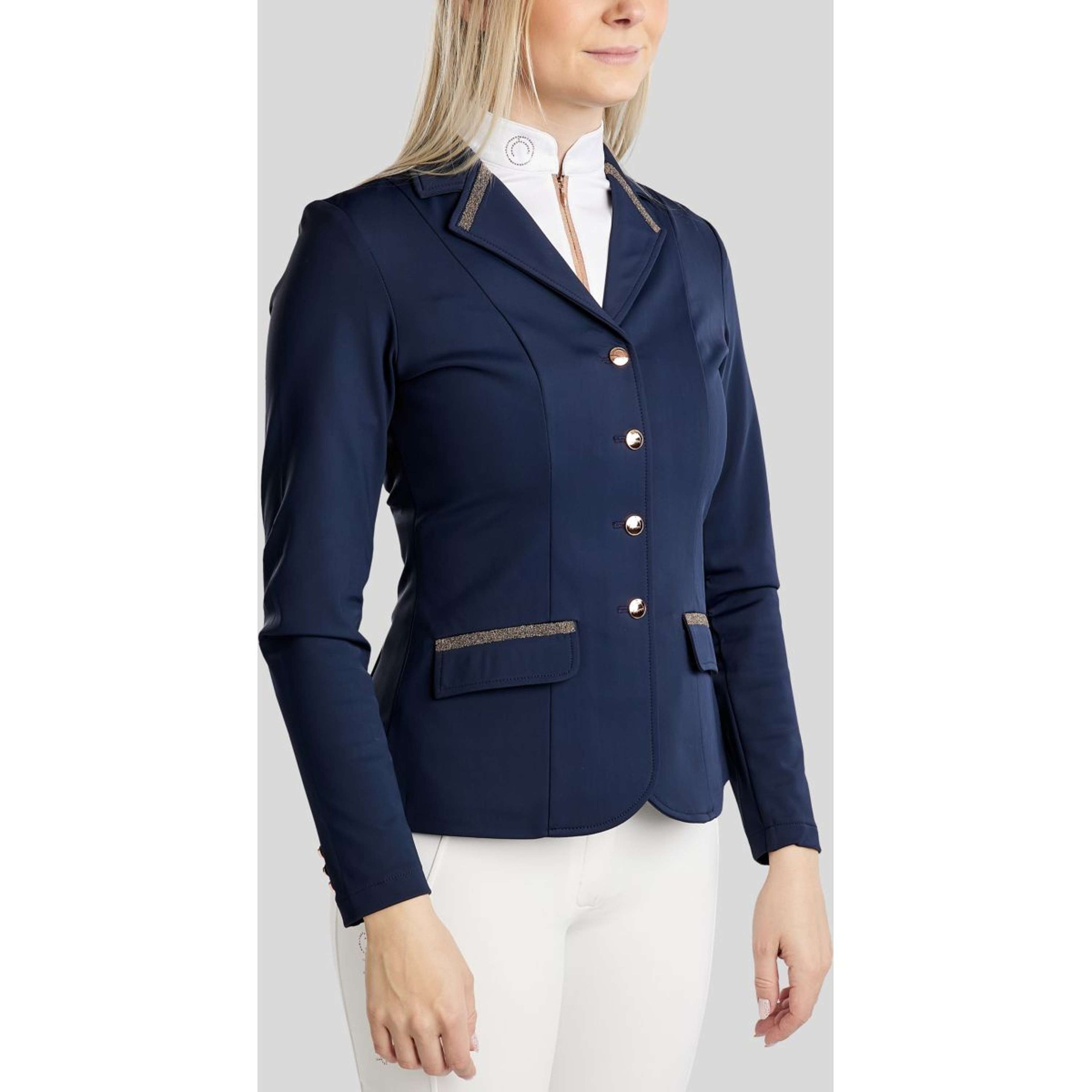 Montar Chaqueta de Competición MoGlenda Navy Montar Chaqueta de Competición MoGlenda Navy