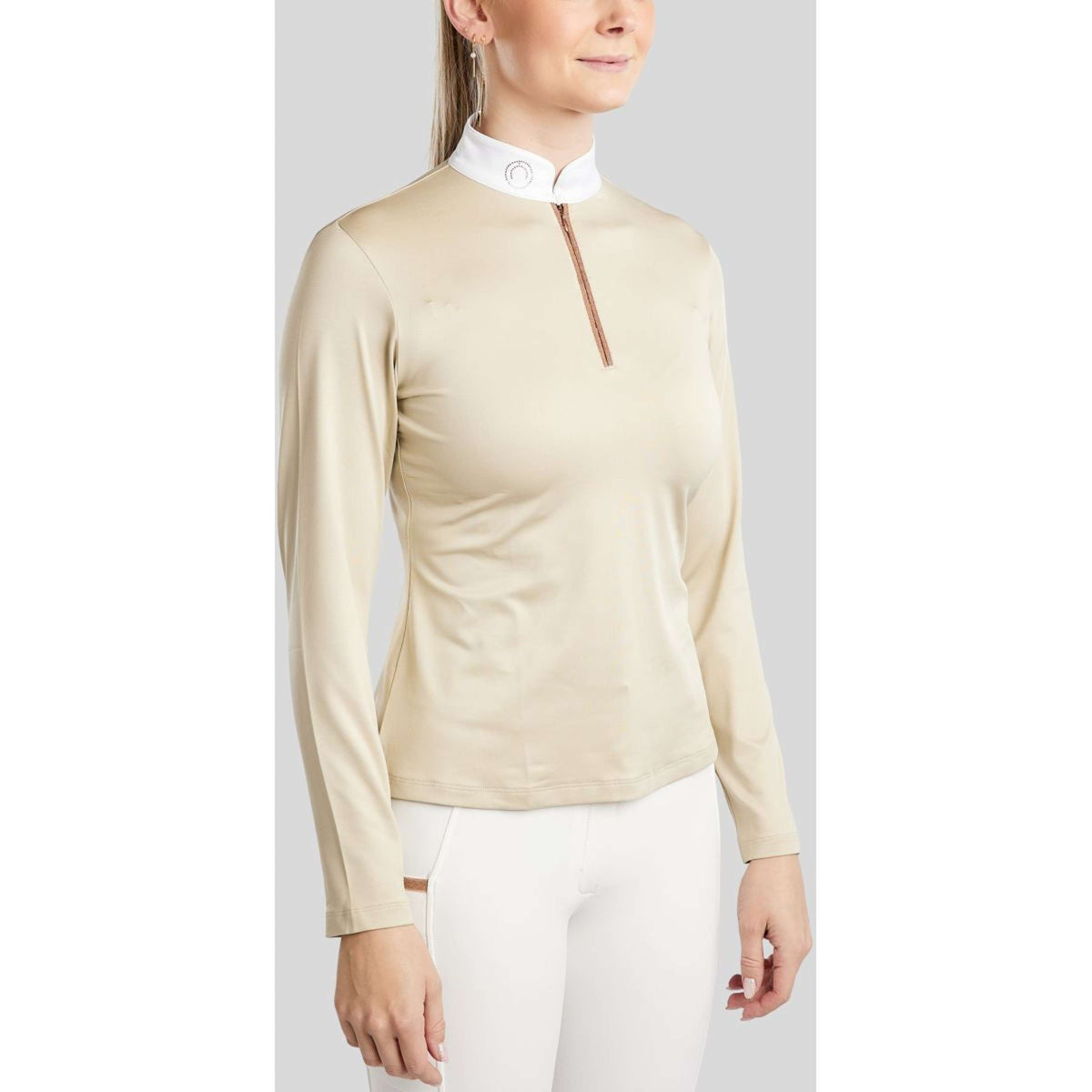 Montar Camiseta de Competición MoGlenda Warm Light Grey