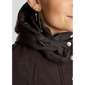 Montar Chaqueta Dicte Largo Marron