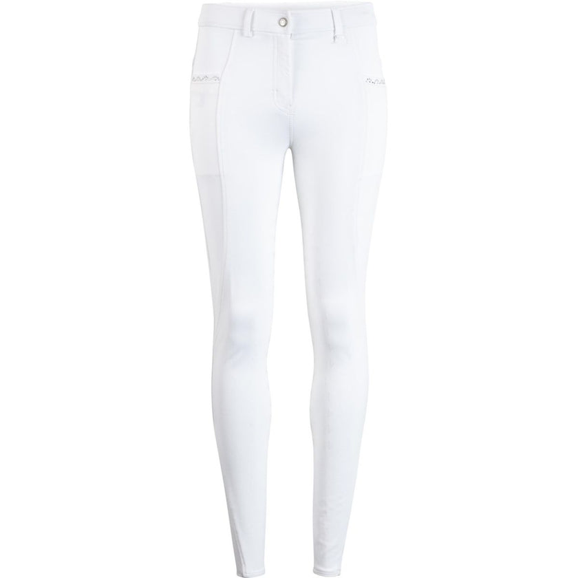 Montar Pantalones Crystal Full Grip Blanco Montar Pantalones Crystal Full Grip Blanco