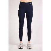 Montar Legging de Equitación Rosegold Logo Junior Navy