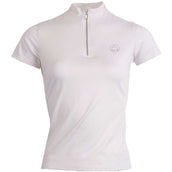 Montar Shirt Everly Crystal Logo Lange Mouwen Blanco