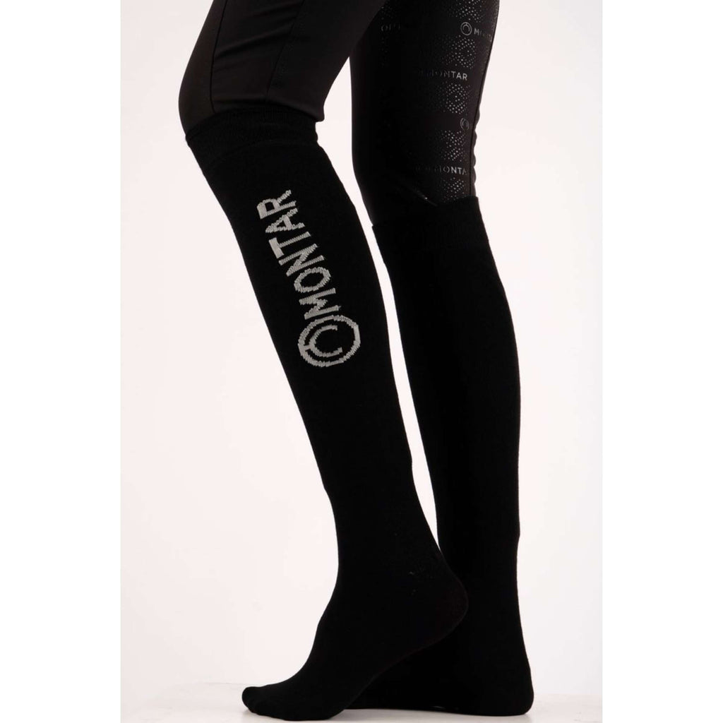 Montar Calcetines con Logo Negro