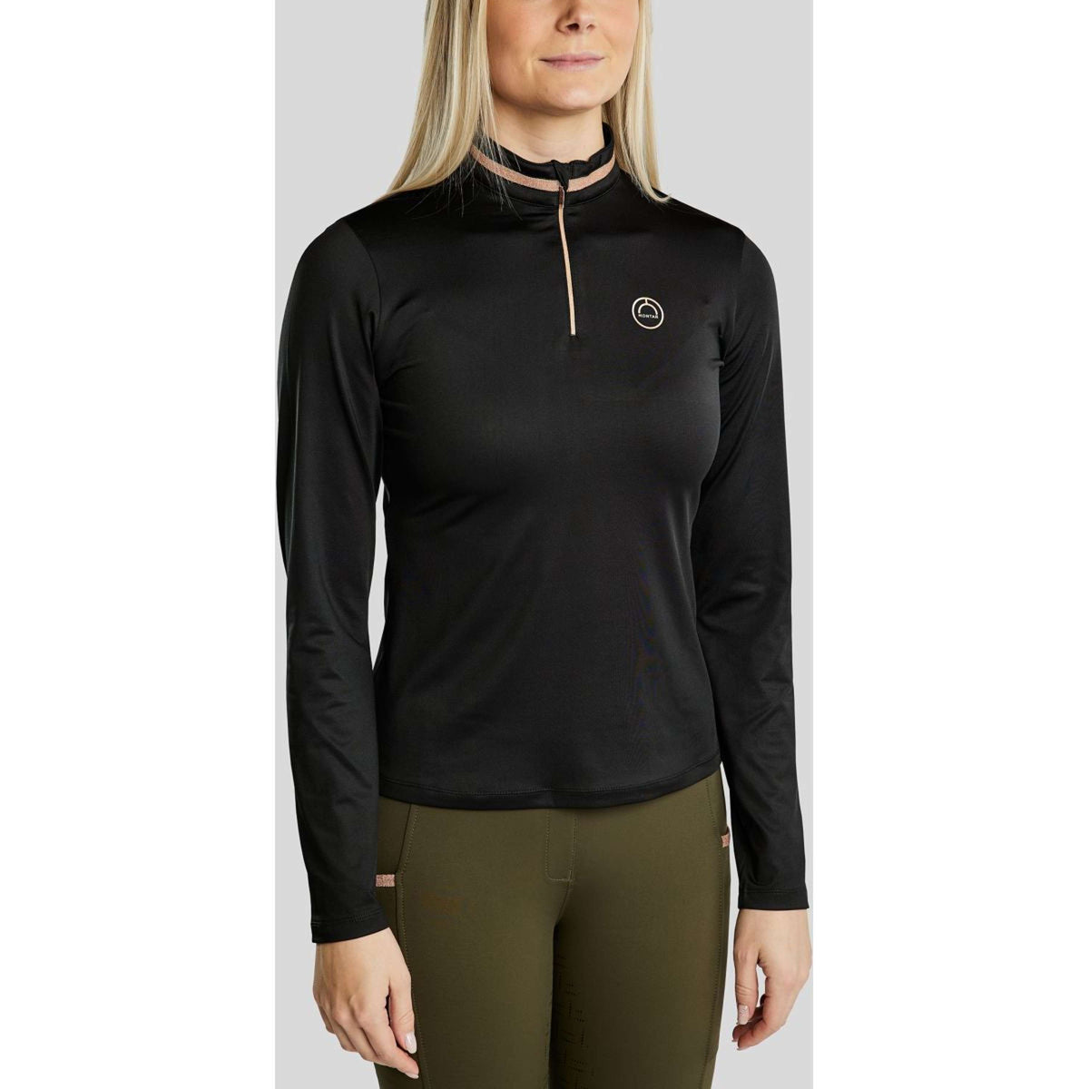 Montar Longsleeve MoGlenda Brushed Negro