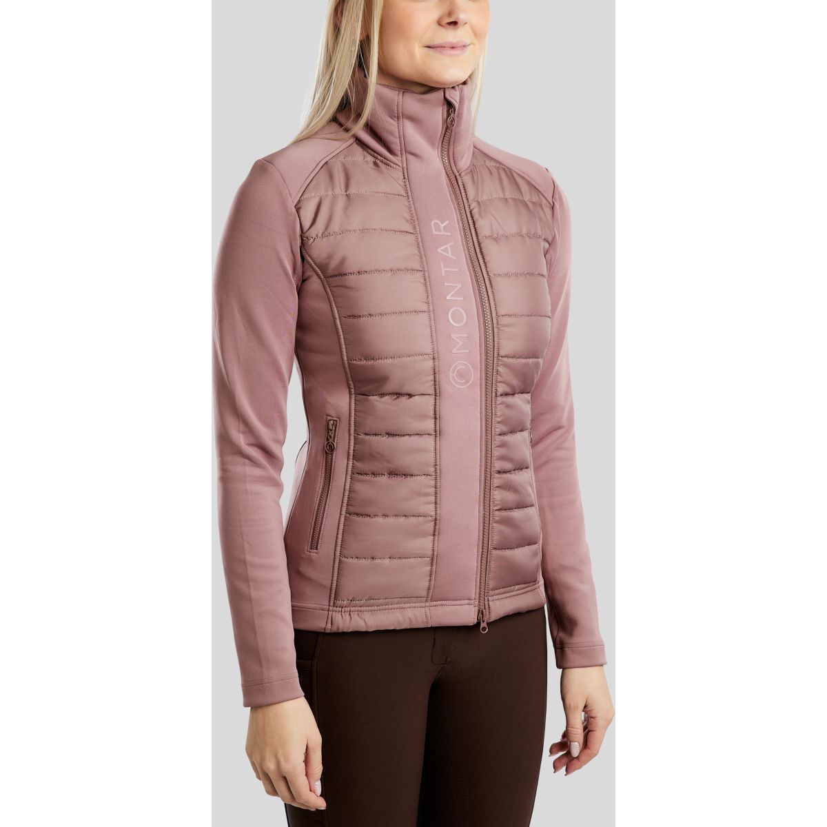 Montar Sudadera con capucha y cremallera Emma Dusty Rose