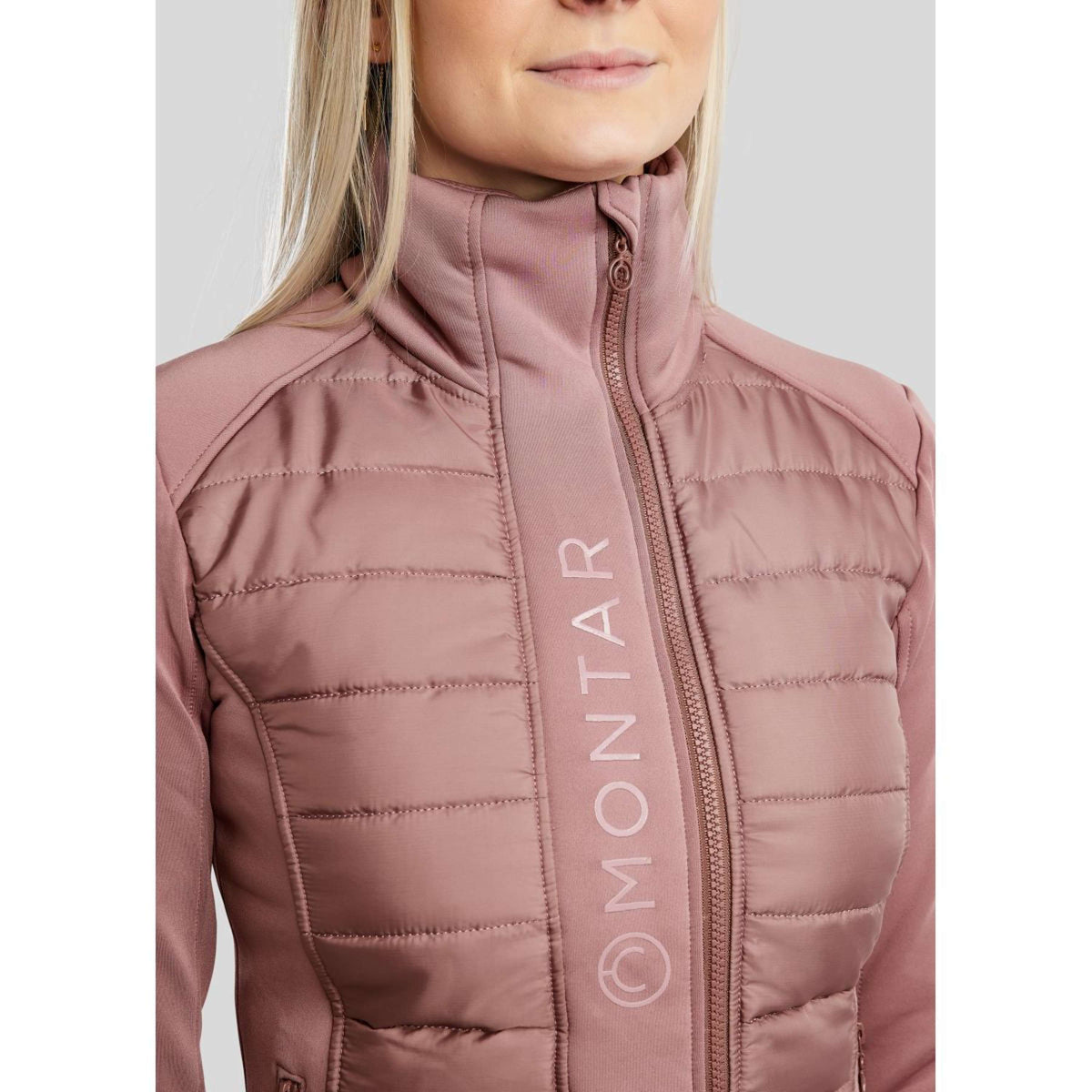 Montar Sudadera con capucha y cremallera Emma Dusty Rose
