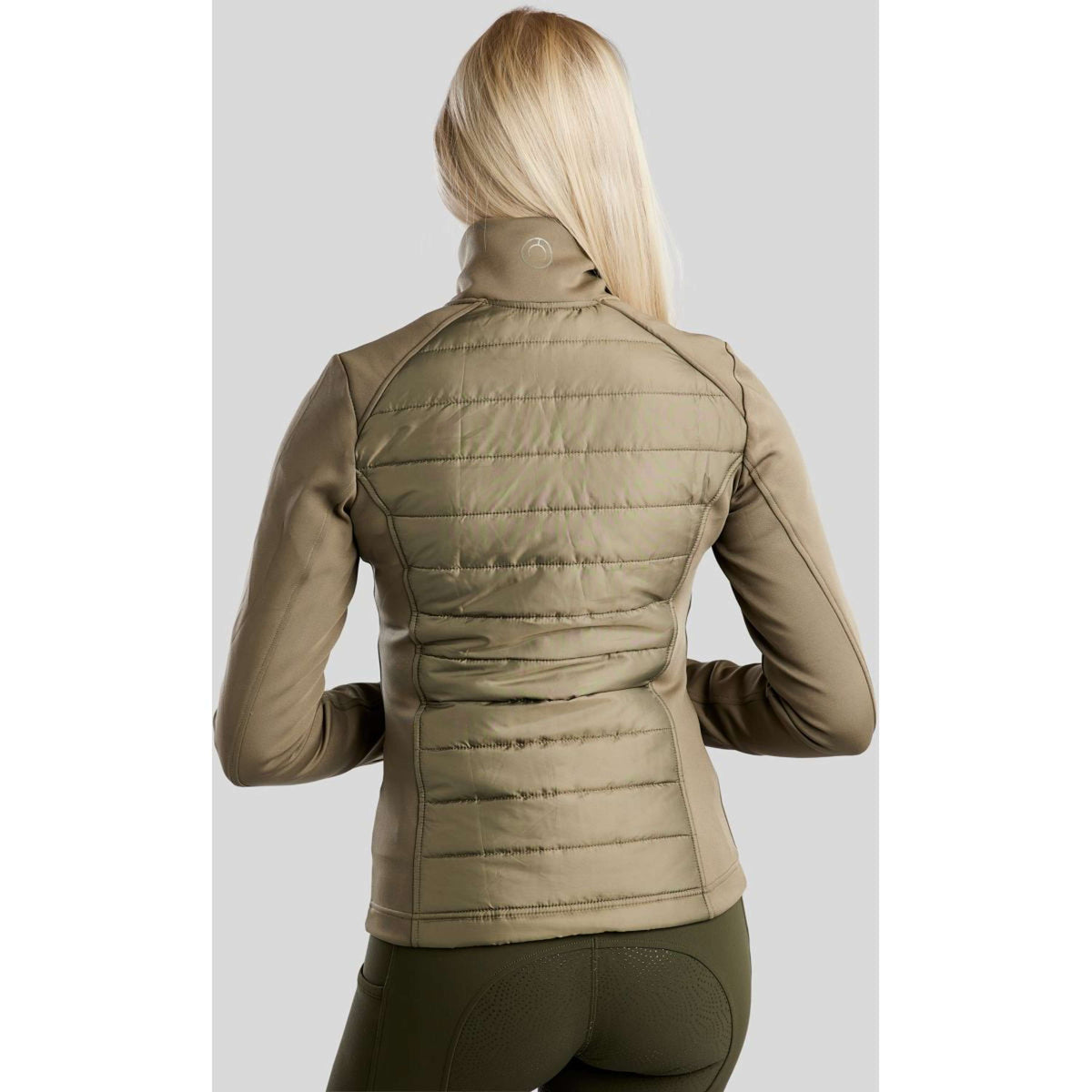 Montar Sudadera con capucha y cremallera Emma Dusty Green