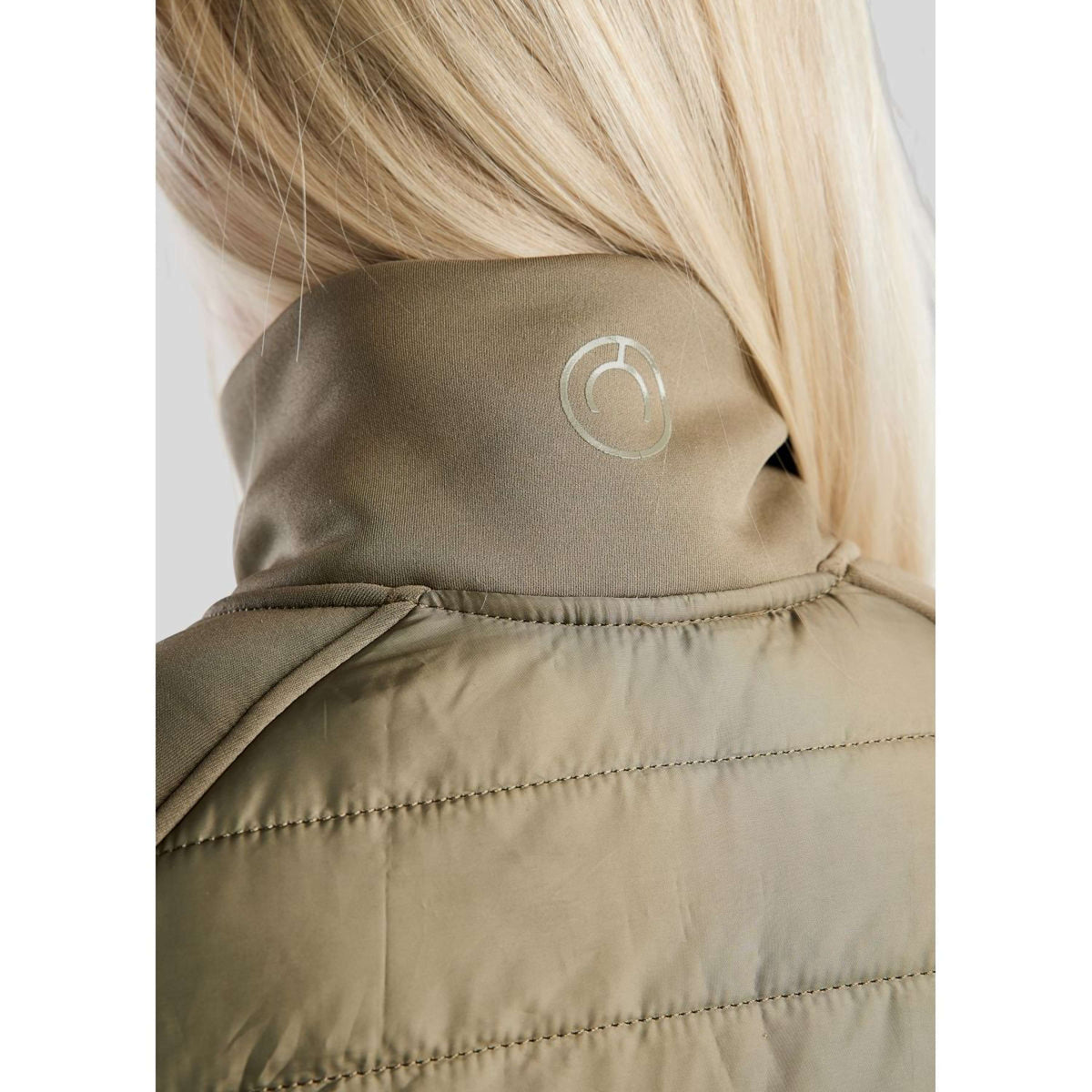 Montar Sudadera con capucha y cremallera Emma Dusty Green