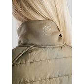 Montar Sudadera con capucha y cremallera Emma Dusty Green