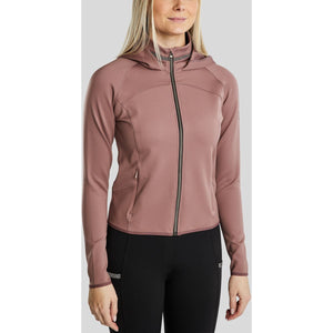 Montar Sudadera con capucha y cremallera MoGaia Dusty Rose