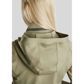 Montar Sudadera con capucha y cremallera MoGaia Dusty Green