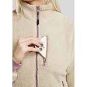 Montar Sudadera con capucha y cremallera MoEbba Teddy Dusty Rose