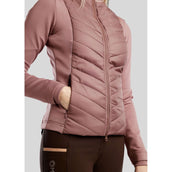 Montar Sudadera con capucha y cremallera Momari Hybrid Dusty Rose