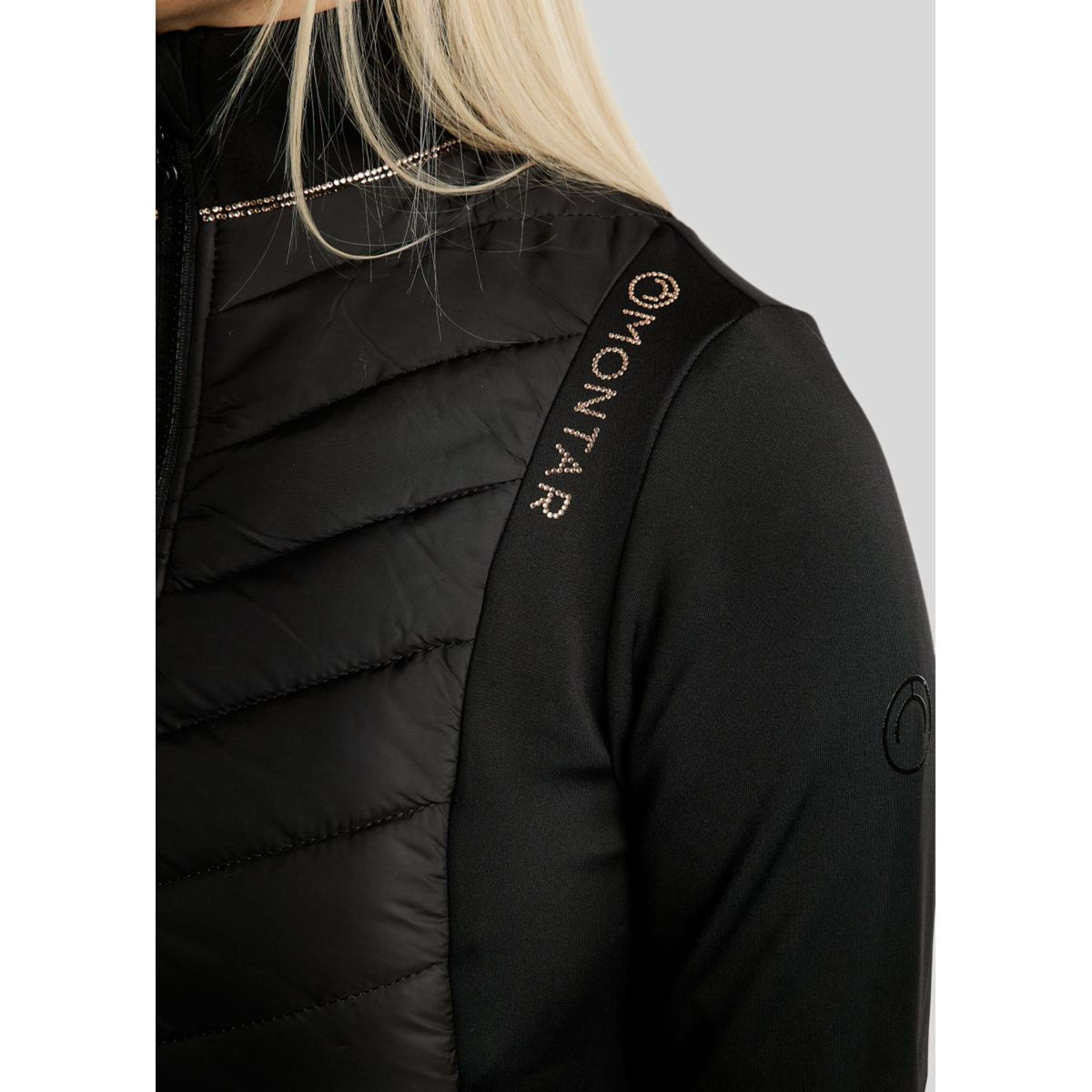 Montar Sudadera con capucha y cremallera Momari Hybrid Negro