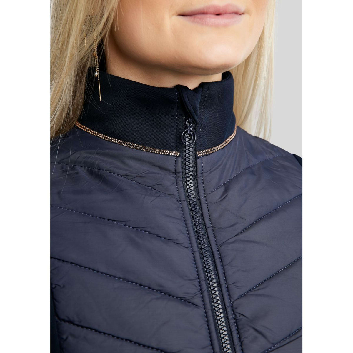 Montar Sudadera con capucha y cremallera Momari Hybrid Navy