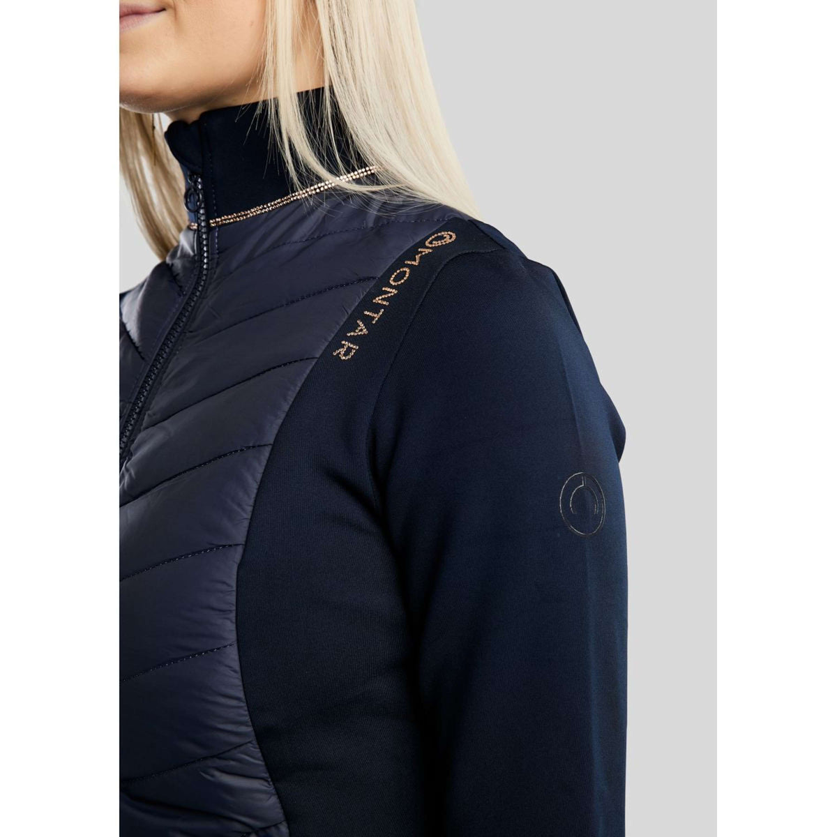 Montar Sudadera con capucha y cremallera Momari Hybrid Navy