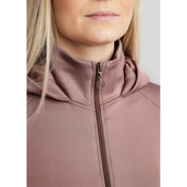 Montar Sudadera con capucha y cremallera MoAddie Softshell Dusty Rose
