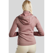 Montar Sudadera con capucha y cremallera MoAddie Softshell Dusty Rose
