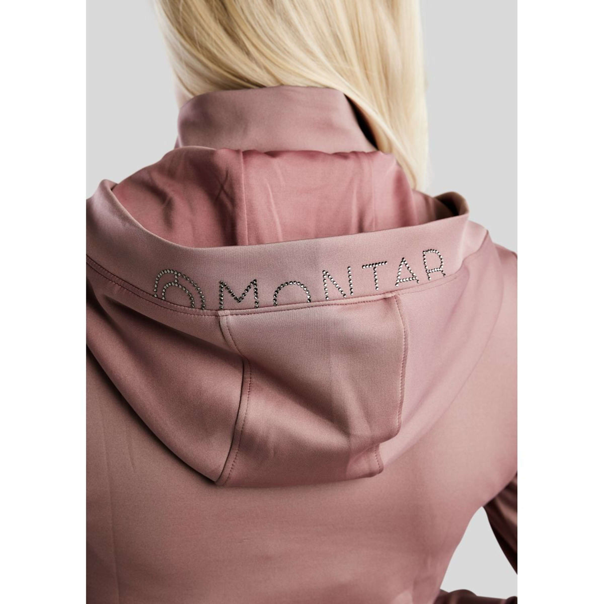 Montar Sudadera con capucha y cremallera MoAddie Softshell Dusty Rose