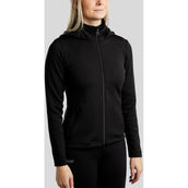 Montar Sudadera con capucha y cremallera MoAddie Softshell Negro