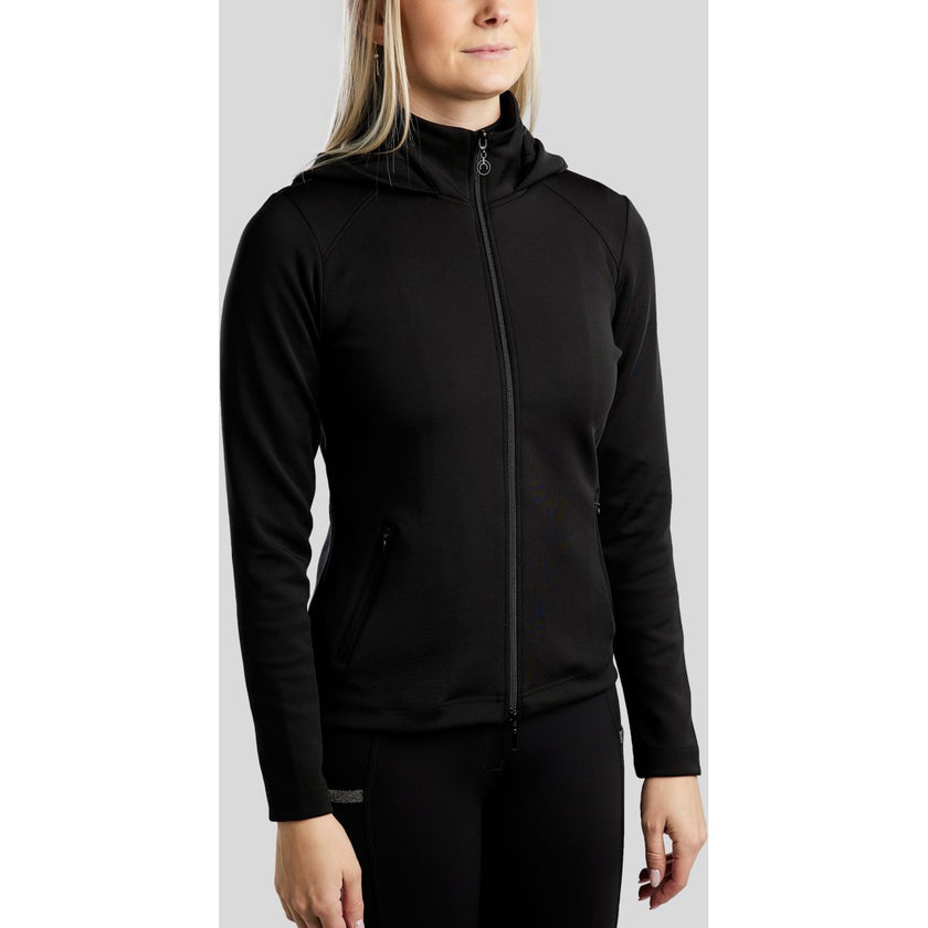 Montar Sudadera con capucha y cremallera MoAddie Softshell Negro