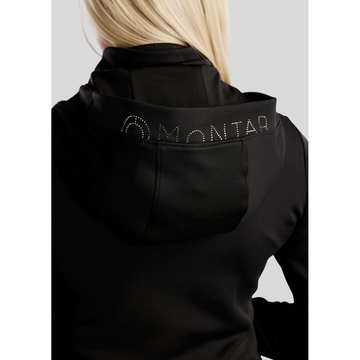 Montar Sudadera con capucha y cremallera MoAddie Softshell Negro