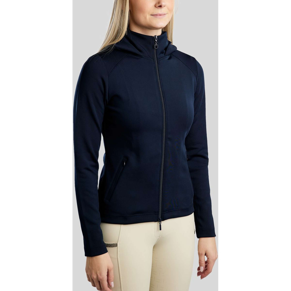 Montar Sudadera con capucha y cremallera MoAddie Softshell Navy