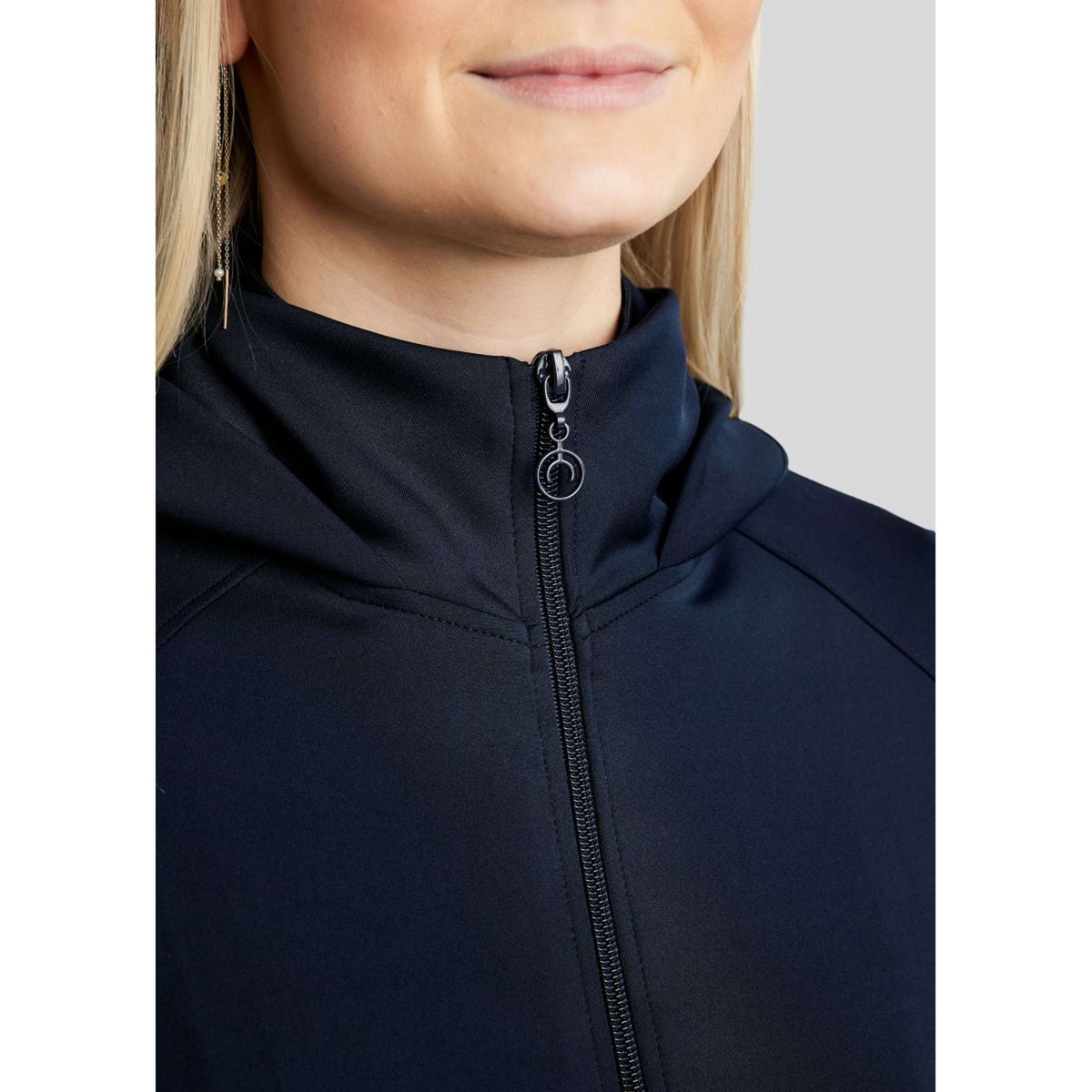 Montar Sudadera con capucha y cremallera MoAddie Softshell Navy