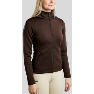 Montar Sudadera con capucha y cremallera MoAddie Softshell Marron