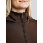 Montar Sudadera con capucha y cremallera MoAddie Softshell Marron