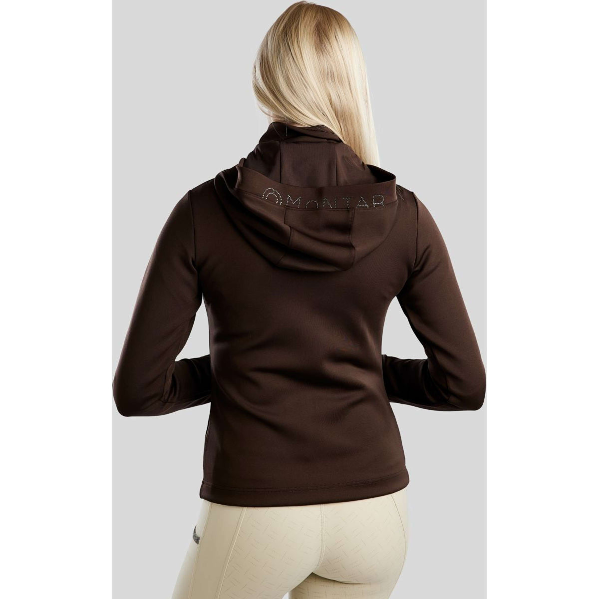 Montar Sudadera con capucha y cremallera MoAddie Softshell Marron