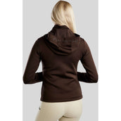 Montar Sudadera con capucha y cremallera MoAddie Softshell Marron