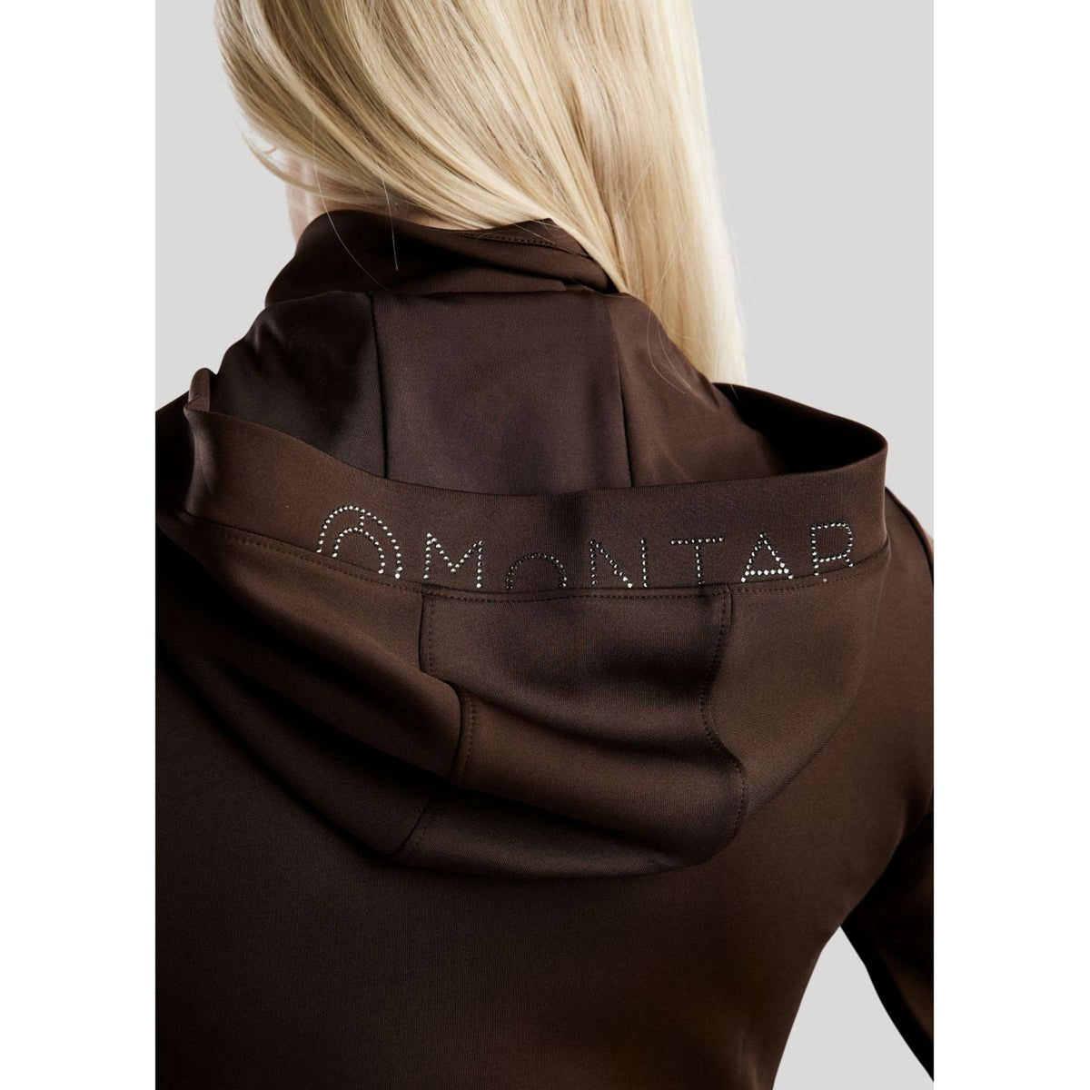 Montar Sudadera con capucha y cremallera MoAddie Softshell Marron