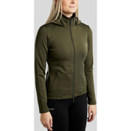 Montar Sudadera con capucha y cremallera MoAddie Softshell Olive
