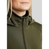 Montar Sudadera con capucha y cremallera MoAddie Softshell Olive