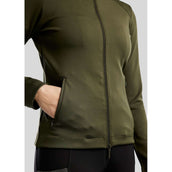 Montar Sudadera con capucha y cremallera MoAddie Softshell Olive