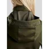 Montar Sudadera con capucha y cremallera MoAddie Softshell Olive