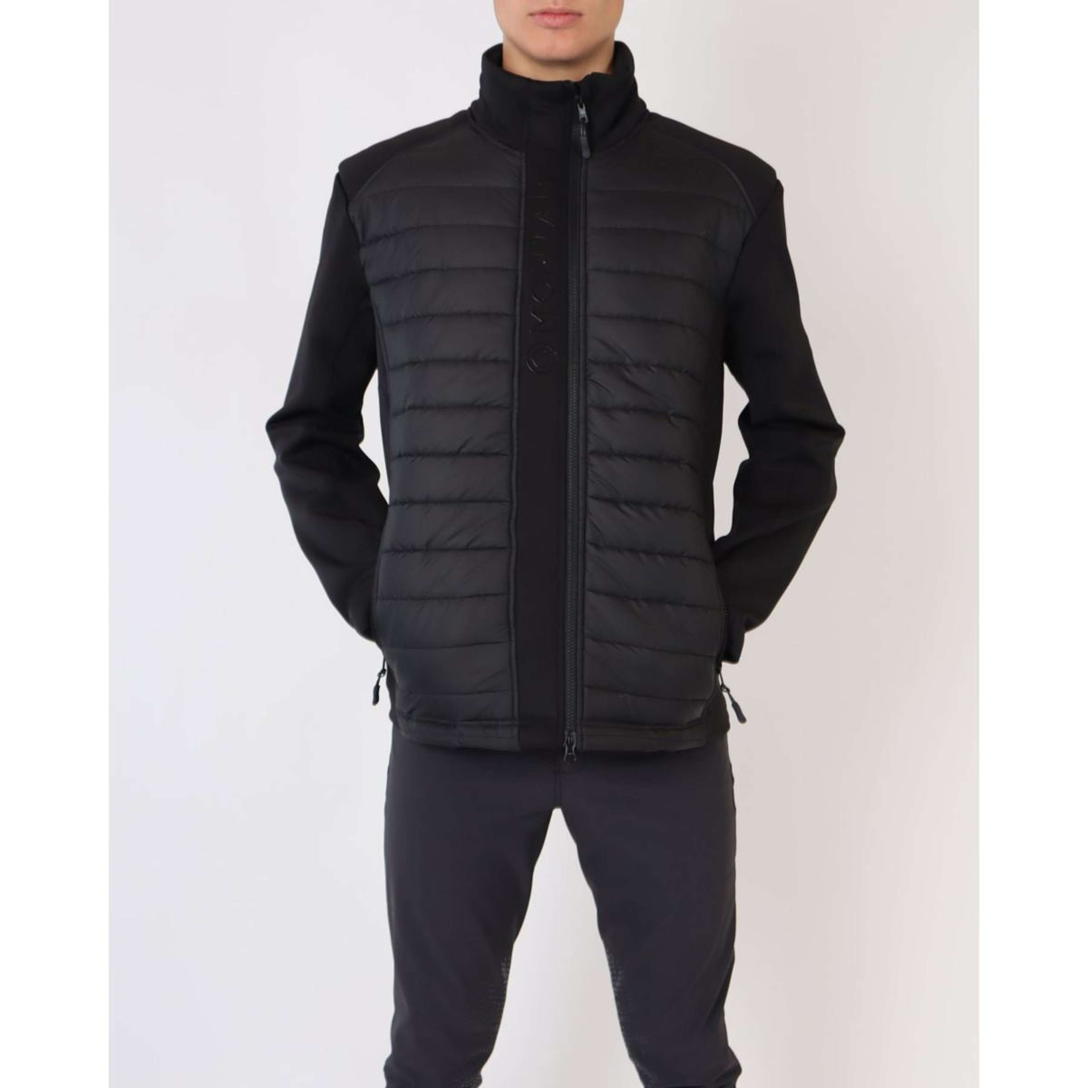 Montar Chaqueta Emanuel Quilt Negro