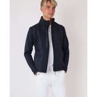 Montar Chaqueta Emanuel Quilt Azul oscuro