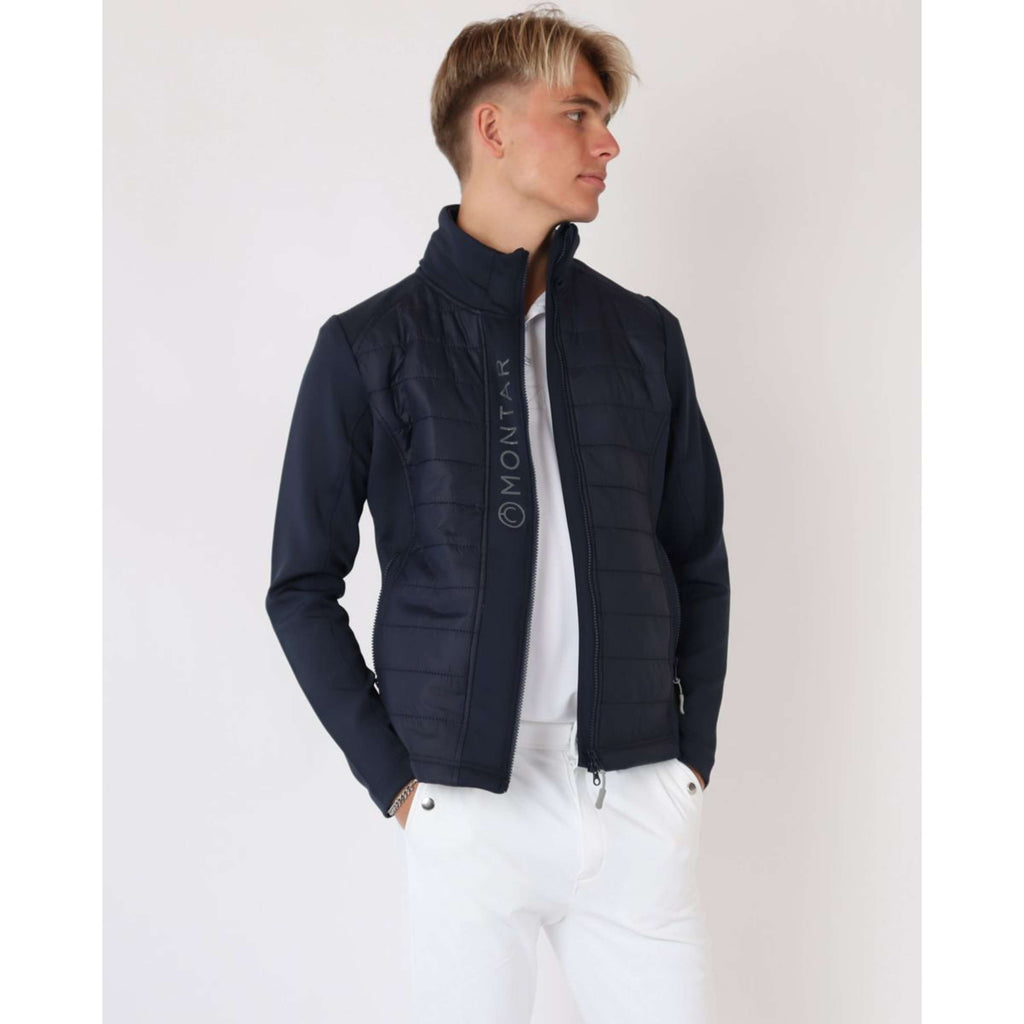 Montar Chaqueta Emanuel Quilt Azul oscuro