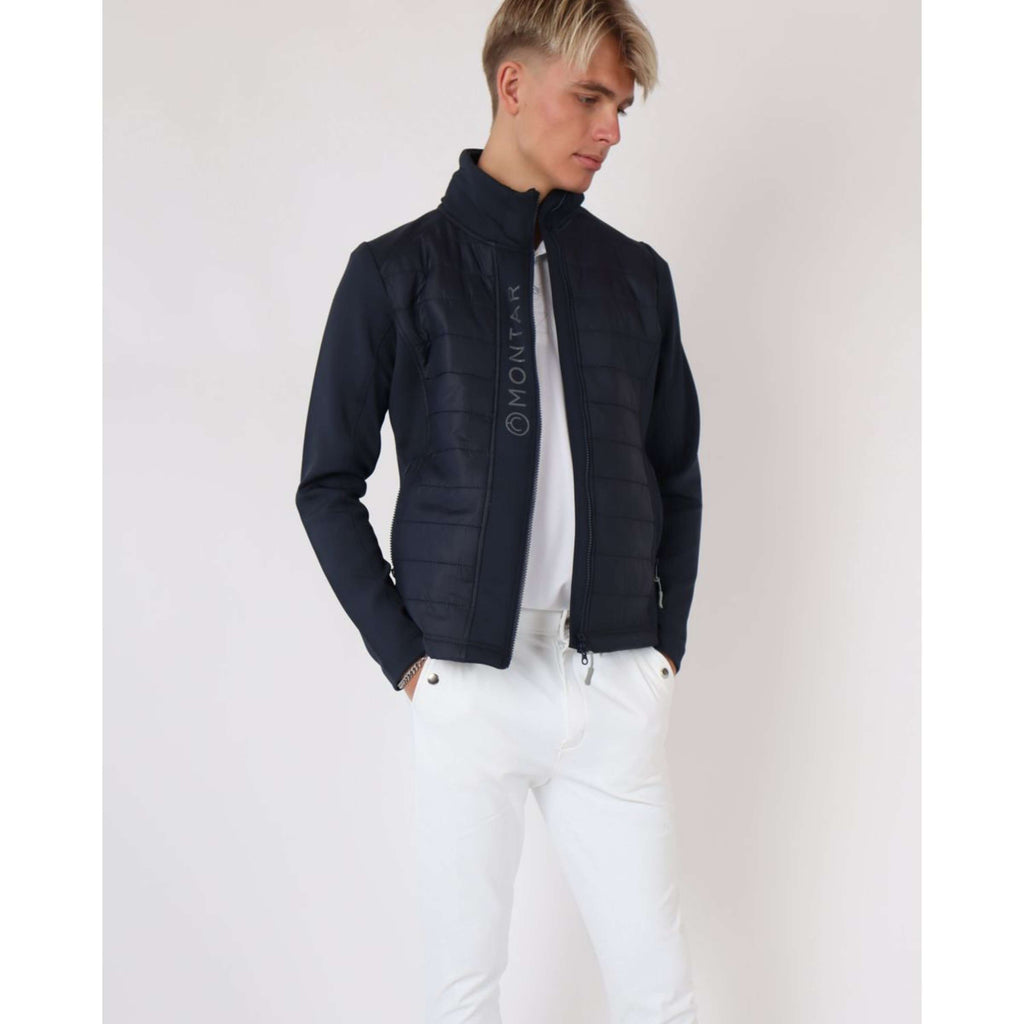 Montar Chaqueta Emanuel Quilt Azul oscuro