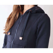 Montar Sudadera con capucha y cremallera Macie Rosegold Logo Navy